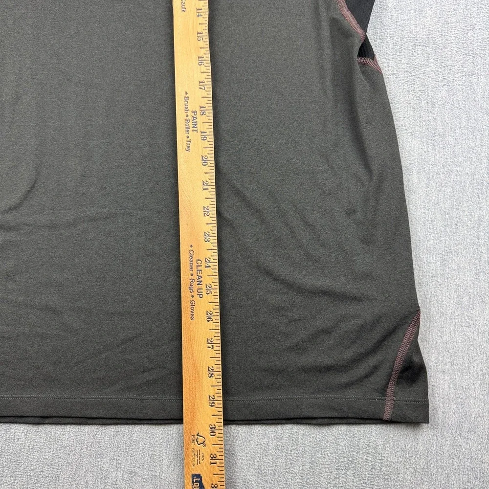 The North Face Shirt Mens XL Gray Flight VaporWick 1/4 Zip Activewear Athletic